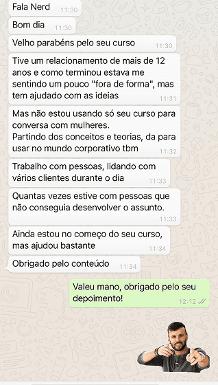 Depoimento de aluno 3