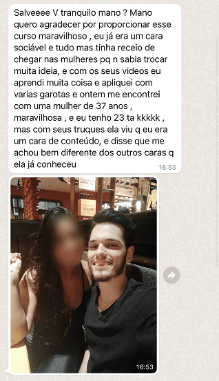 Depoimento de aluno 8